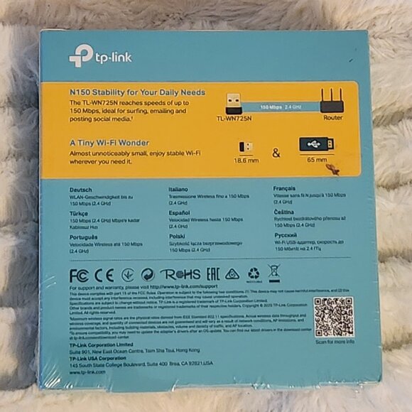 TP-Link TL-WN725N 150Mbps Wireless N Nano USB Adapter – Compact & Reliable - Picture 2 of 10